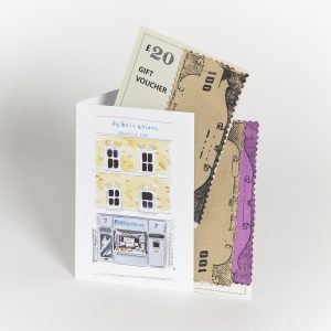 Fabrications Gift Voucher (Suitable for our Bricks n Mortar shop & classes)