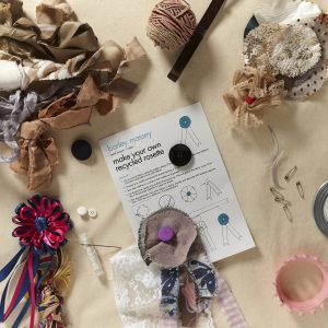 Make your own recycled rosettes