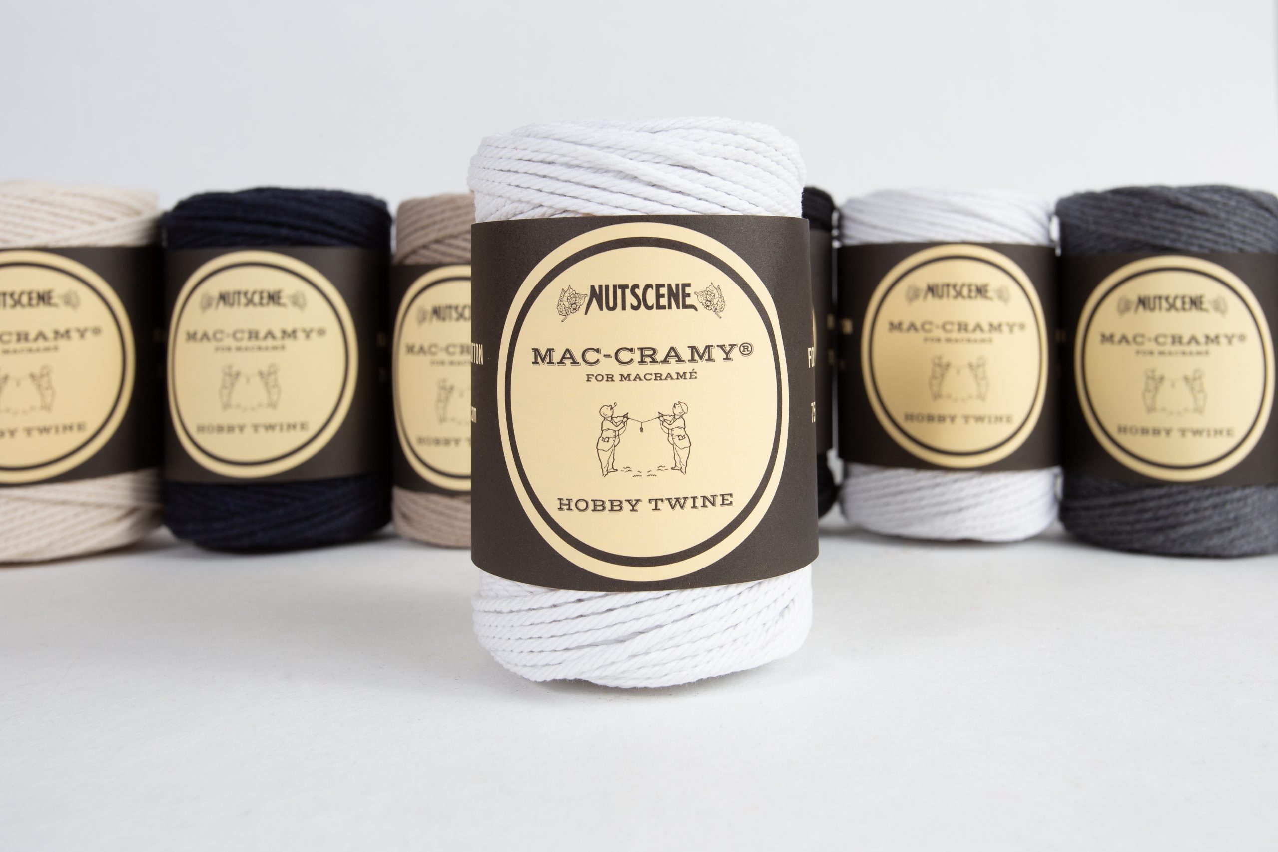 MT70PW Macrame Twine White
